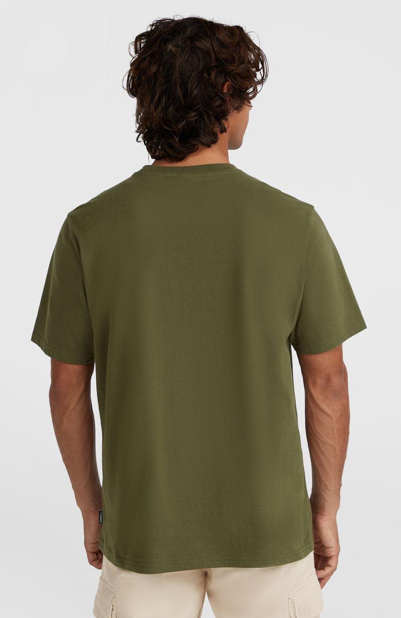 Oneill Men Ikat Stripe T-Shirt | Green
