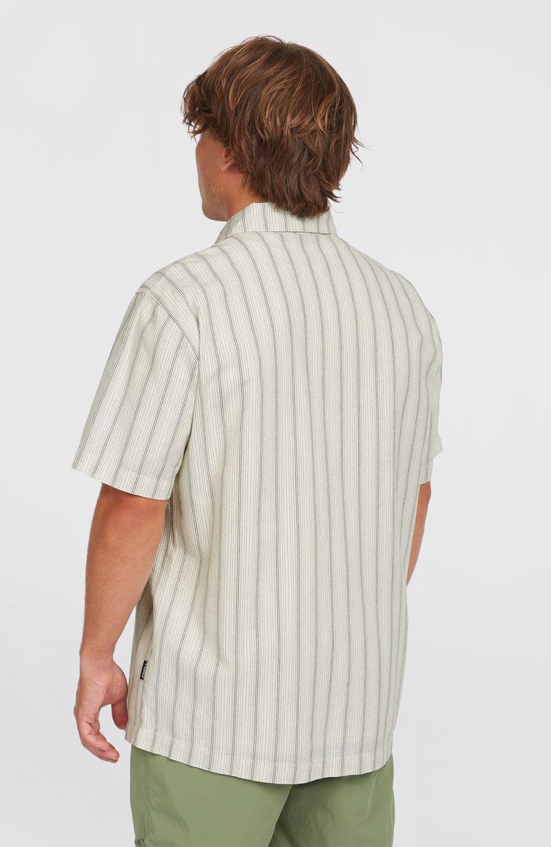 Oneill Men Jacquard Stripe Shirt | Beige