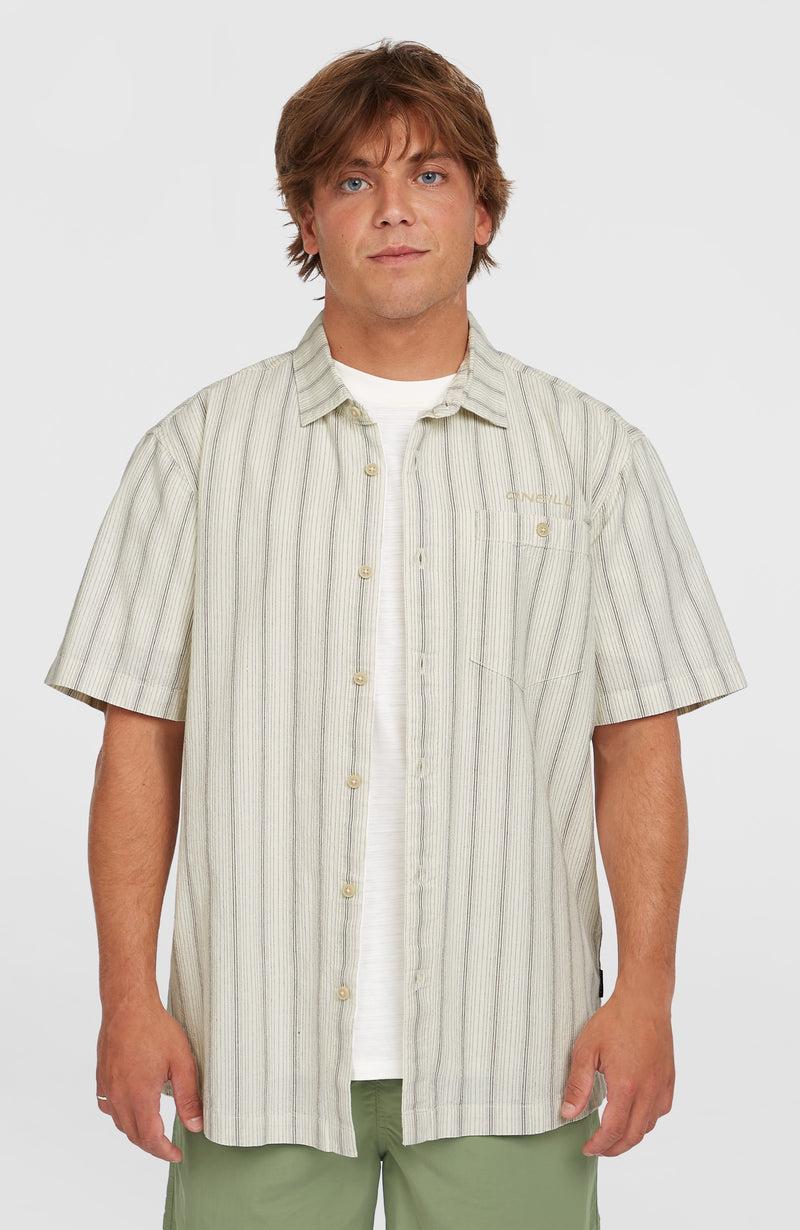 oneill Men Jacquard Stripe Shirt | Beige