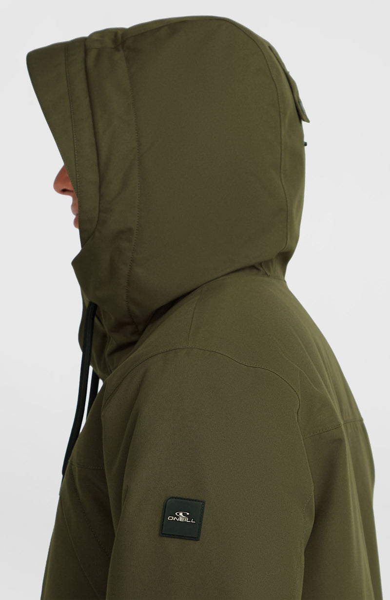 Oneill Men Journey Parka 10K/10K Jacket | Green