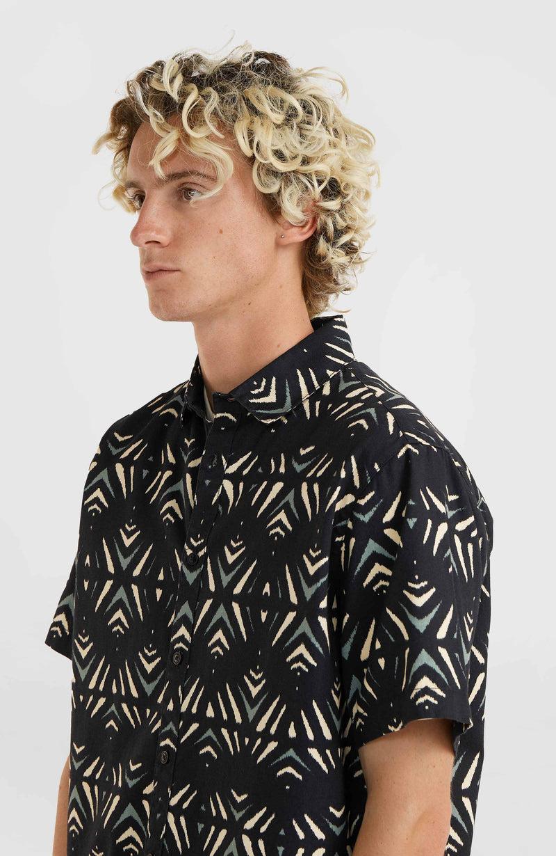 Oneill Men Mix And Match Beach Shirt | Black