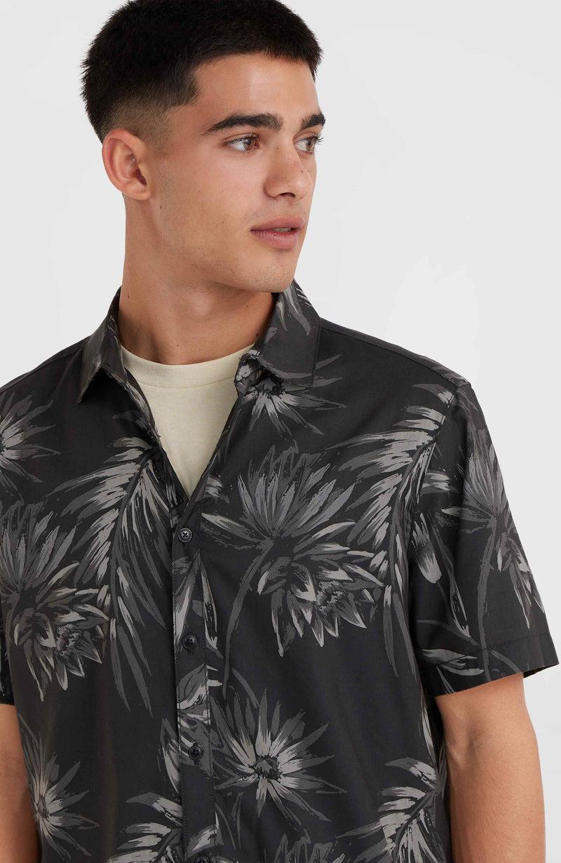 Oneill Men Mix And Match Floral Shirt | Black