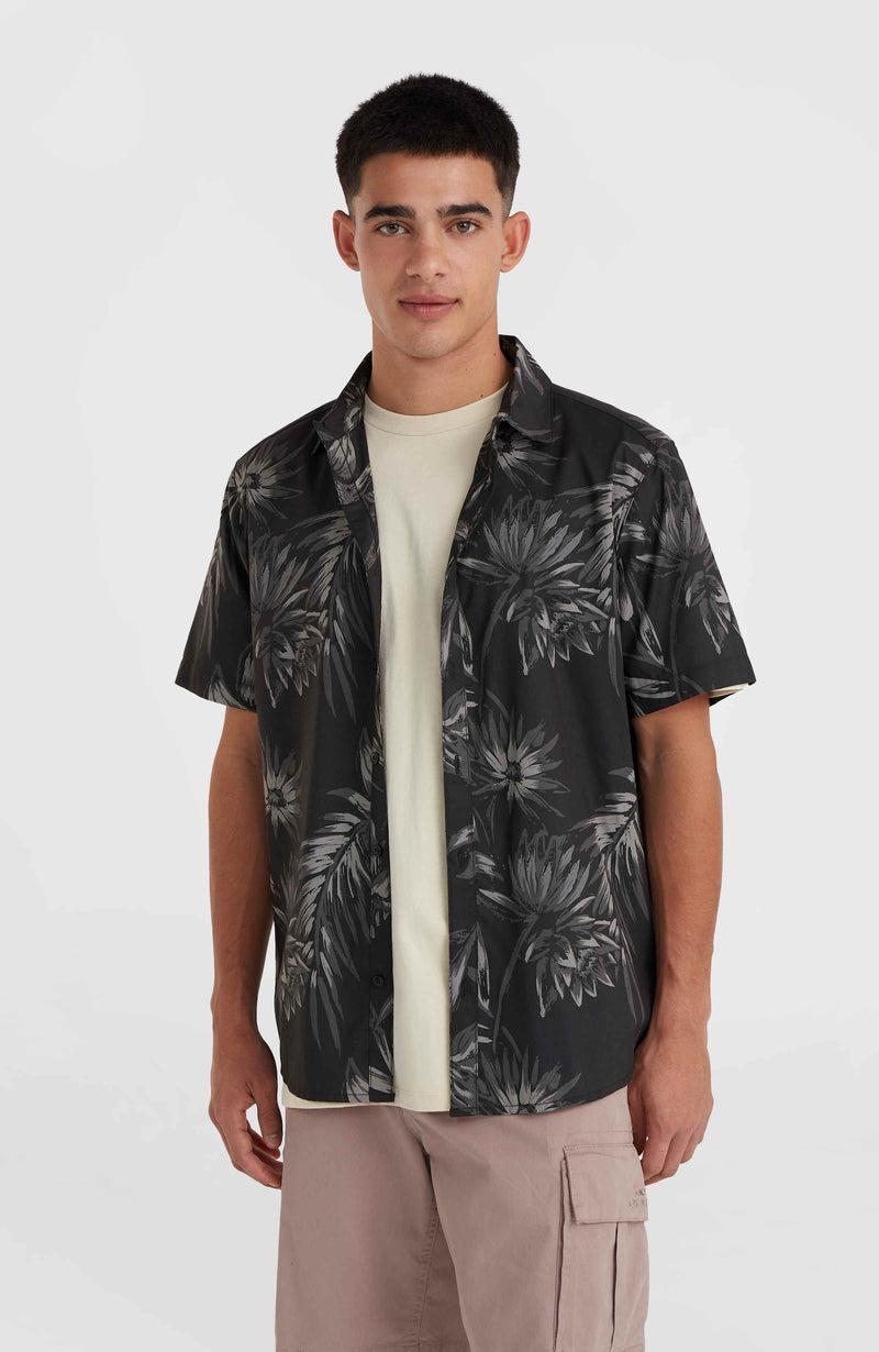 oneill Men Mix and Match Floral Shirt | Black