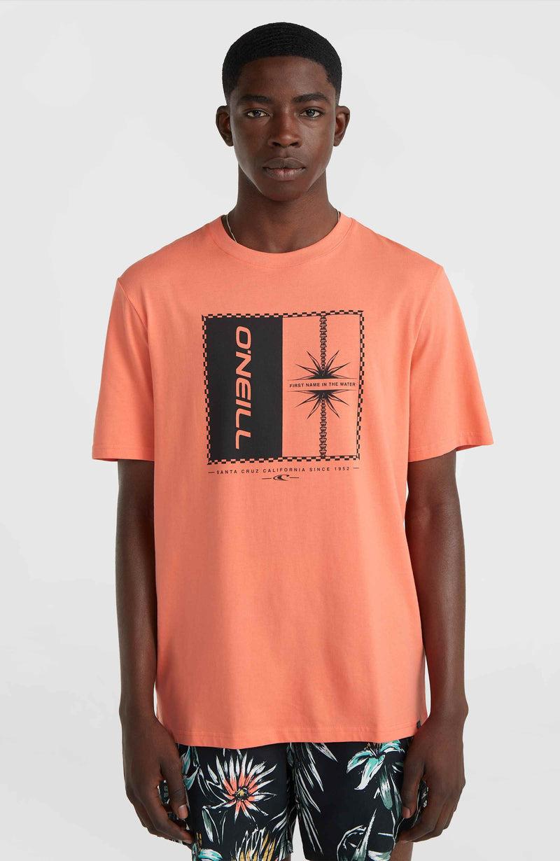 oneill Men Mix and Match Palm T-Shirt | Orange