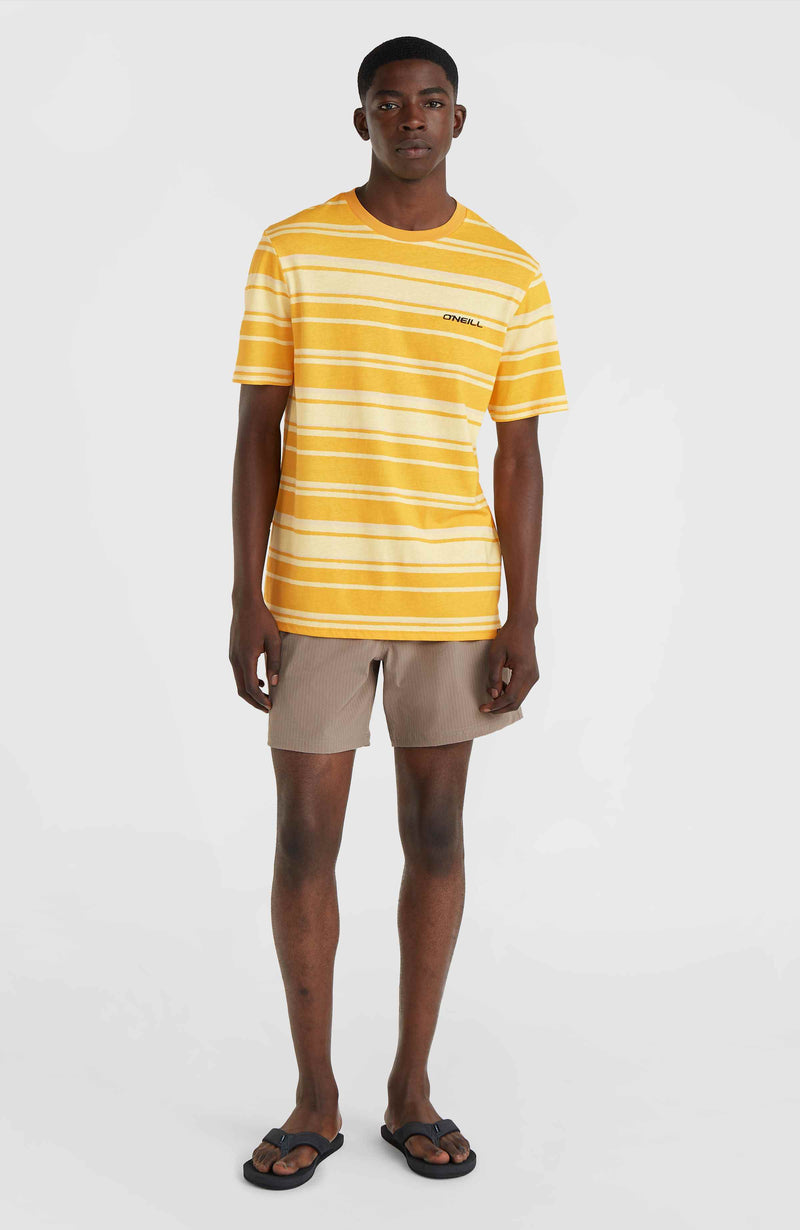 Oneill Men Mix And Match Stripe T-Shirt | Yellow
