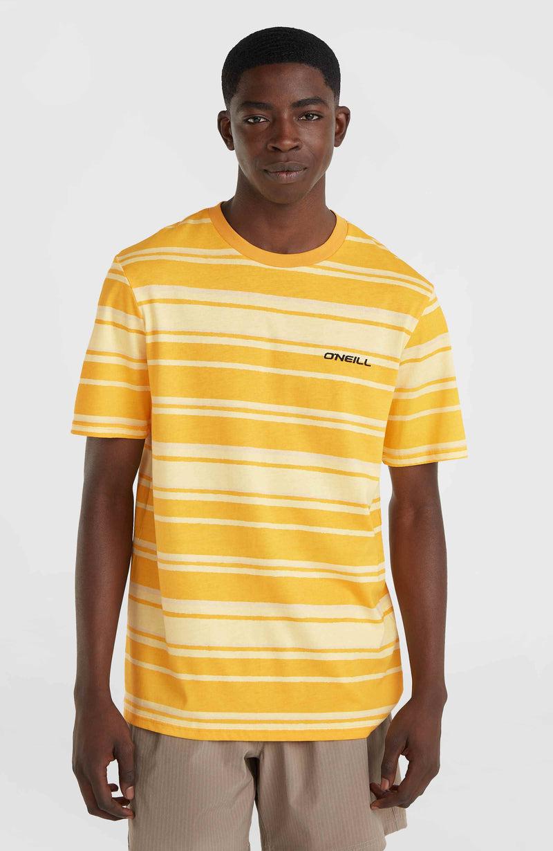 oneill Men Mix and Match Stripe T-Shirt | Yellow