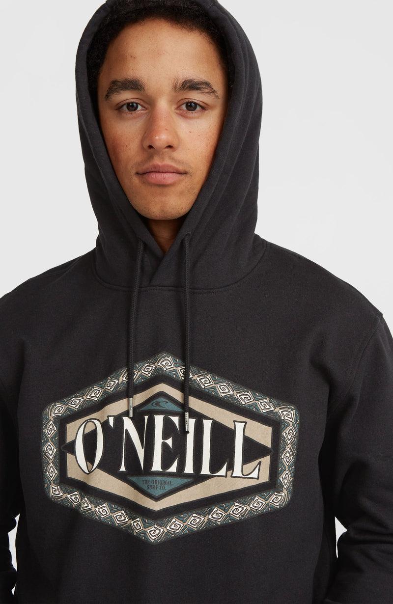 Oneill Men O'Neill Front Print Hoodie | Black