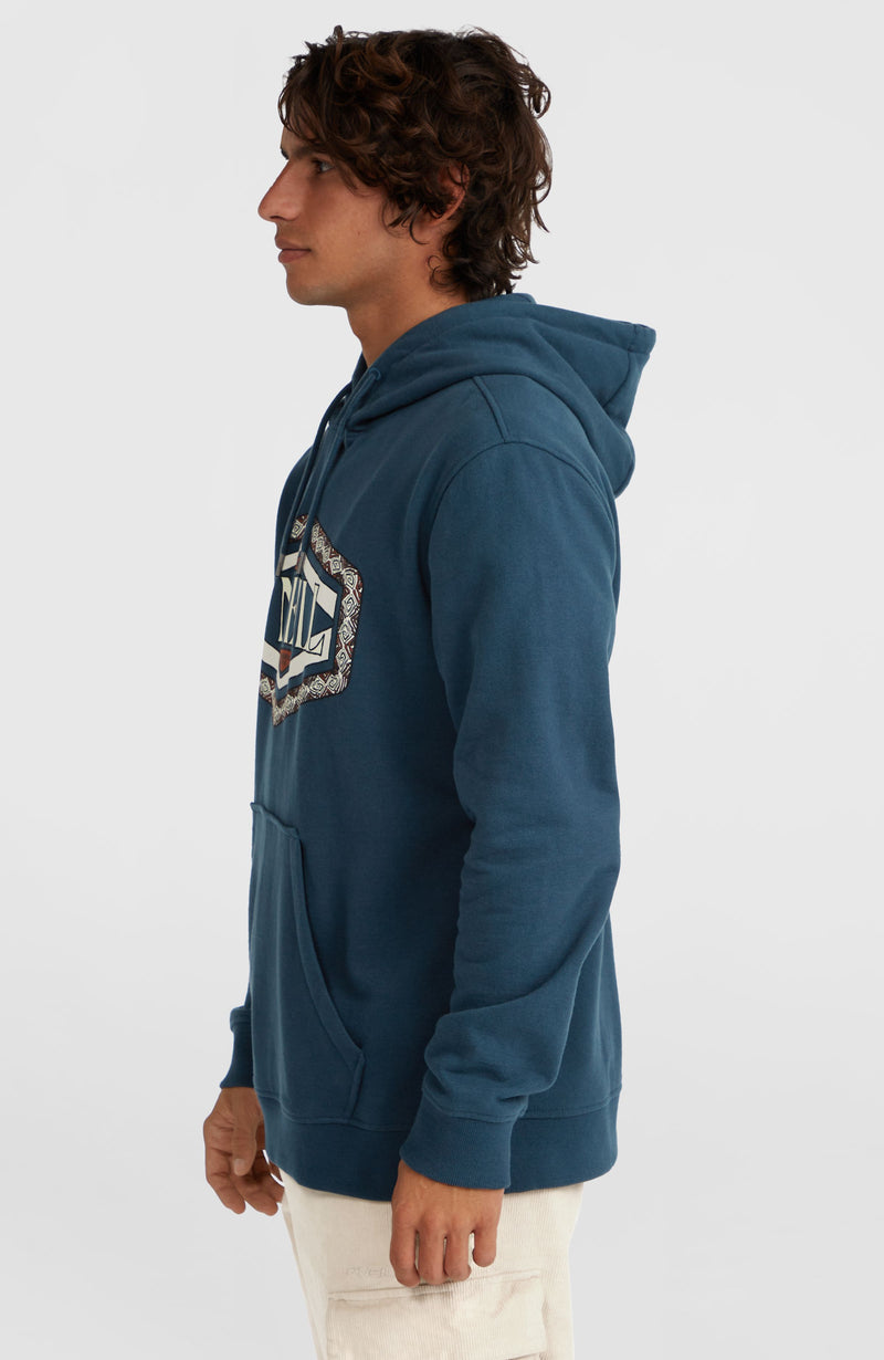 Oneill Men O'Neill Front Print Hoodie | Blue