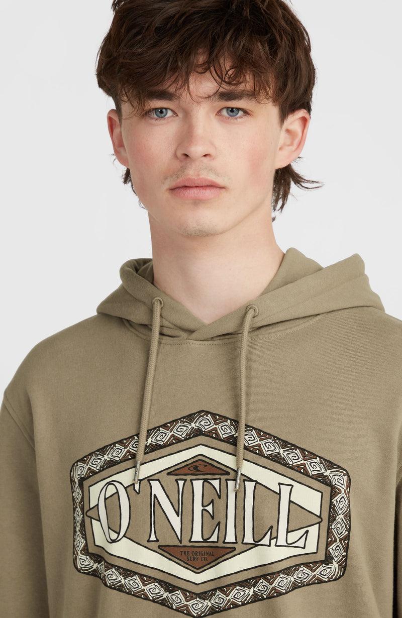 Oneill Men O'Neill Front Print Hoodie | Brown
