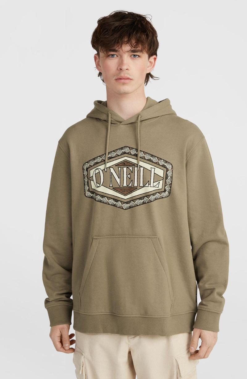 oneill Men O'Neill Front Print Hoodie | Brown