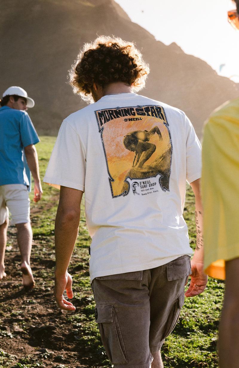 Oneill Men O'Riginals 70s Graphic T-Shirt | Beige