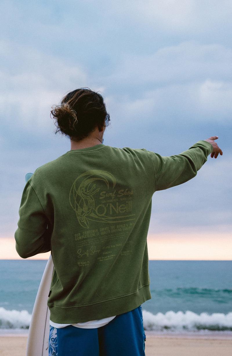 Oneill Men O'Riginals Crew Sweatshirt | Green