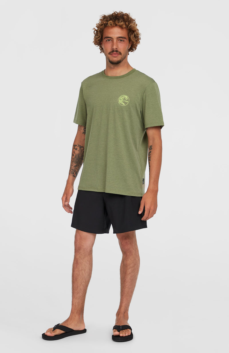Oneill Men O'Riginals Hybrid T-Shirt | Green