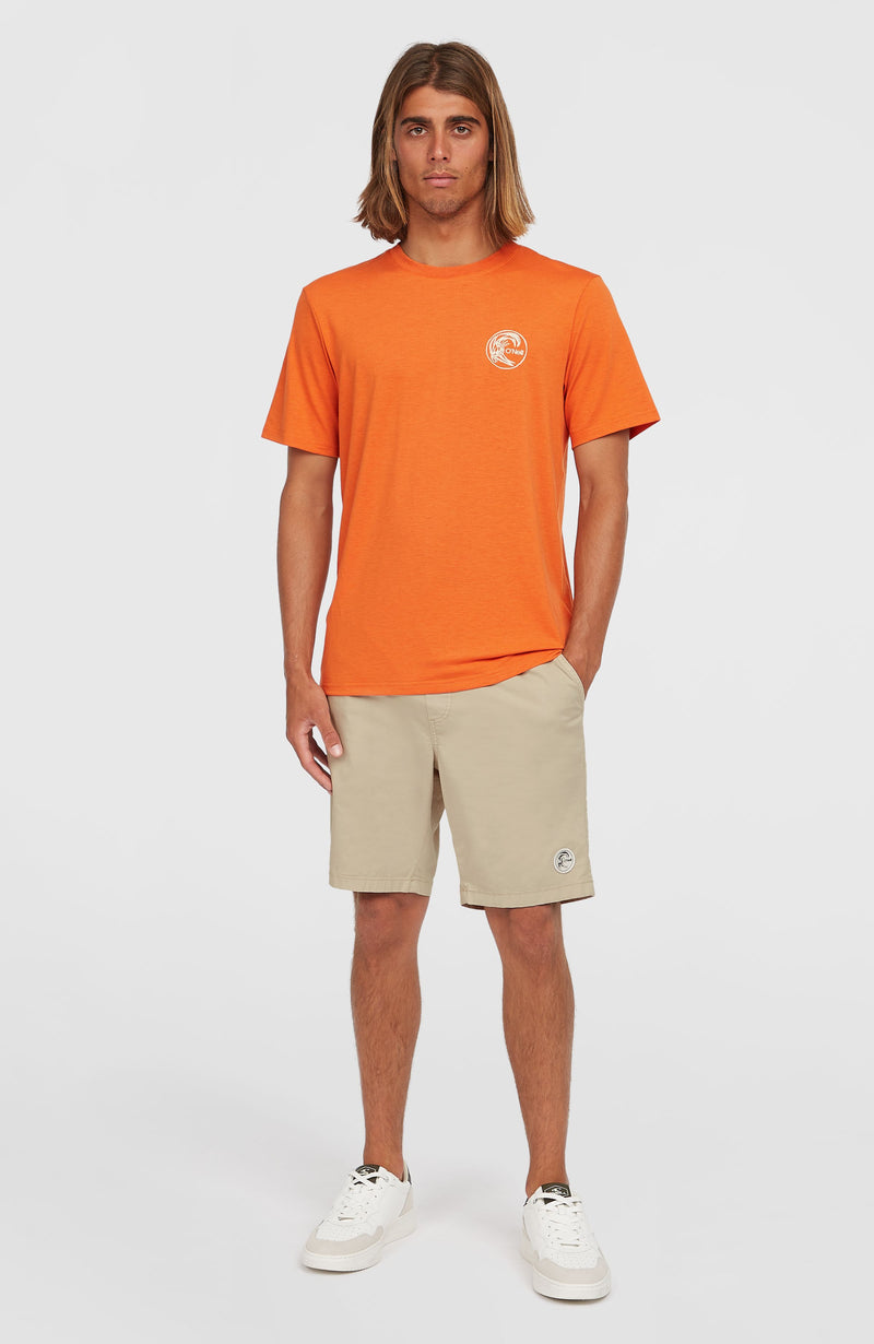Oneill Men O'Riginals Hybrid T-Shirt | Orange
