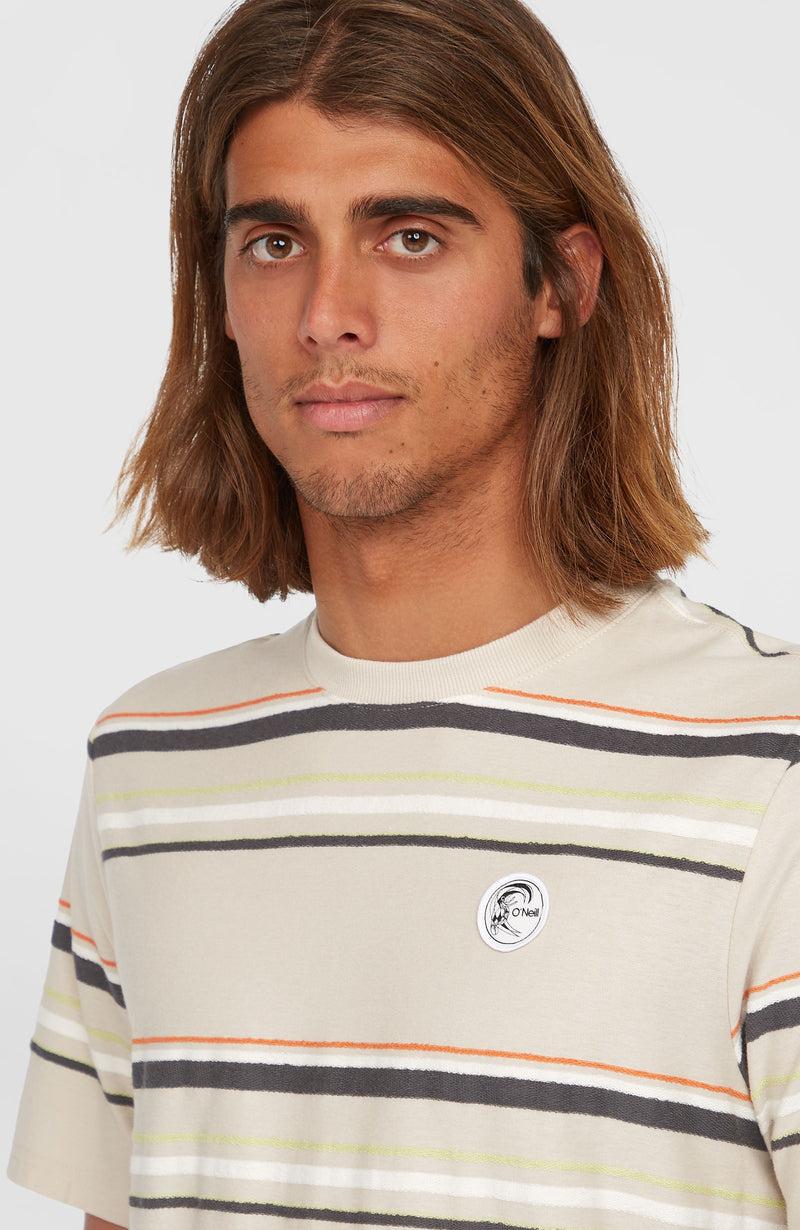Oneill Men O'Riginals Stripe T-Shirt | Beige