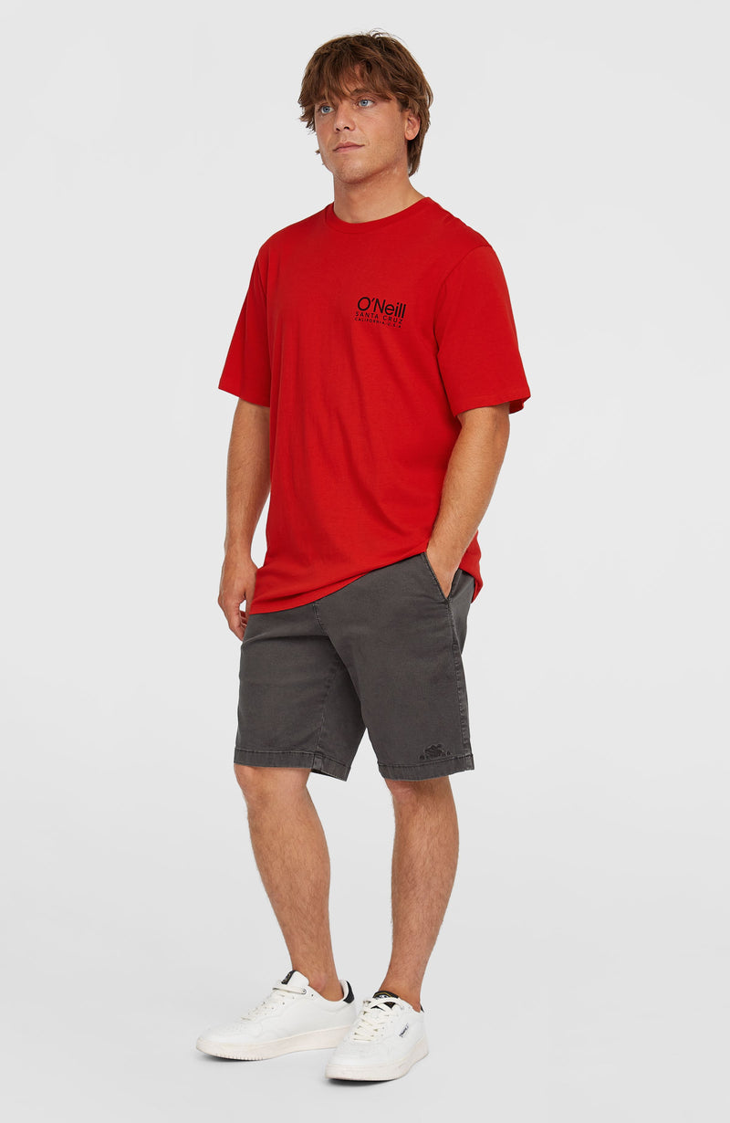 Oneill Men Original Cali Logo T-Shirt | Red