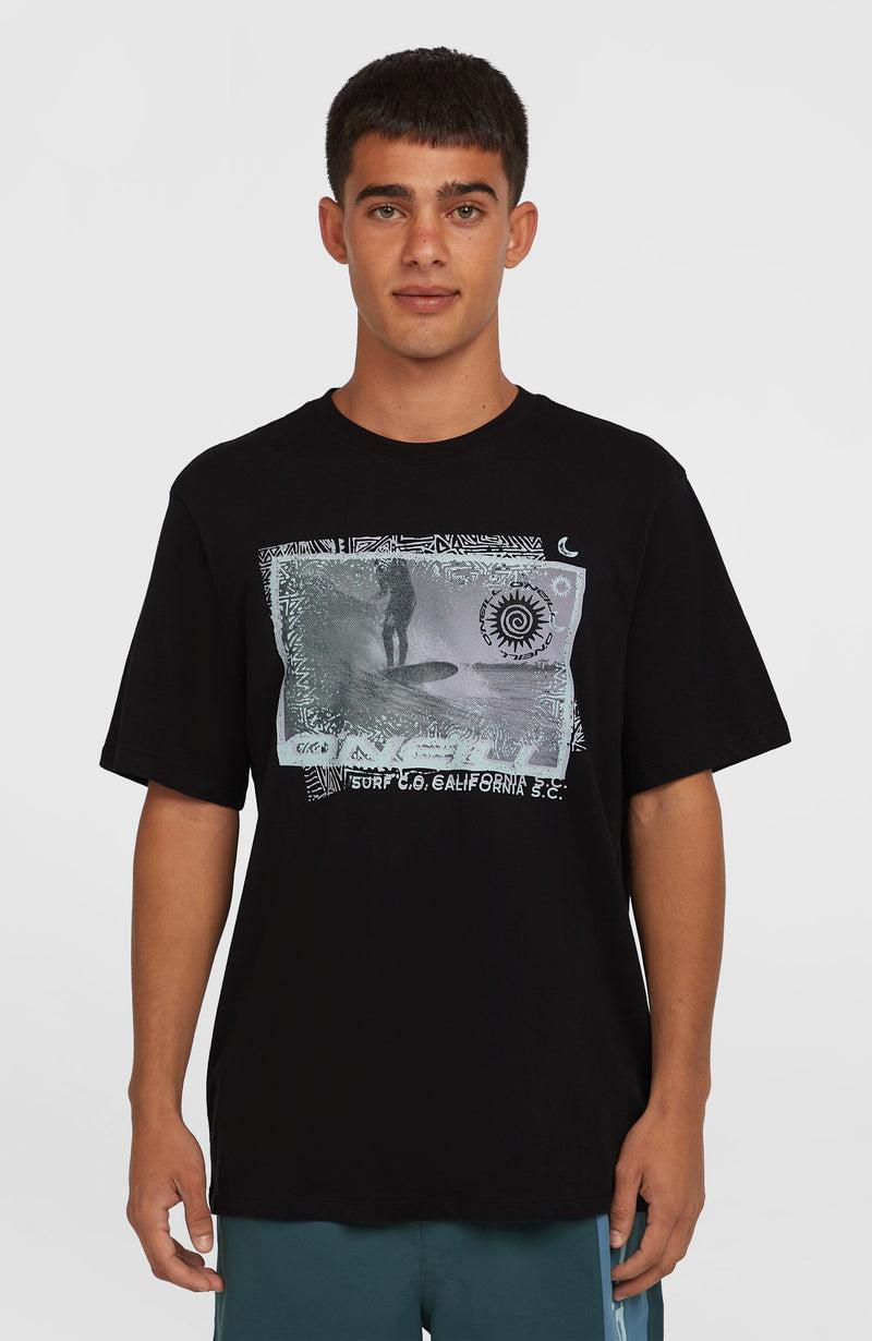 oneill Men Photo Print T-Shirt | Black