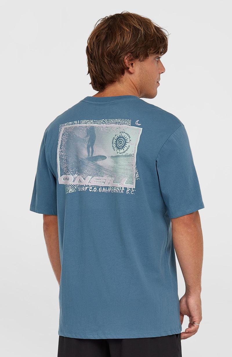 Oneill Men Photo Print T-Shirt | Blue