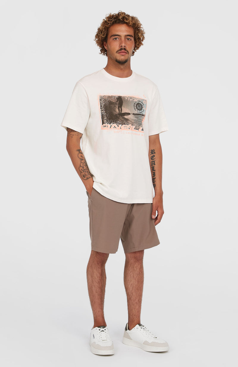 Oneill Men Photo Print T-Shirt | White