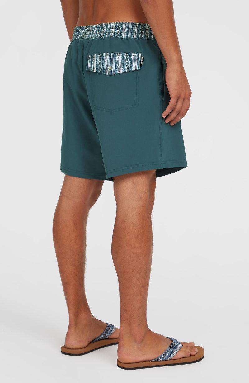 Oneill Men Pocket Print 16'' Swim Shorts | Blue