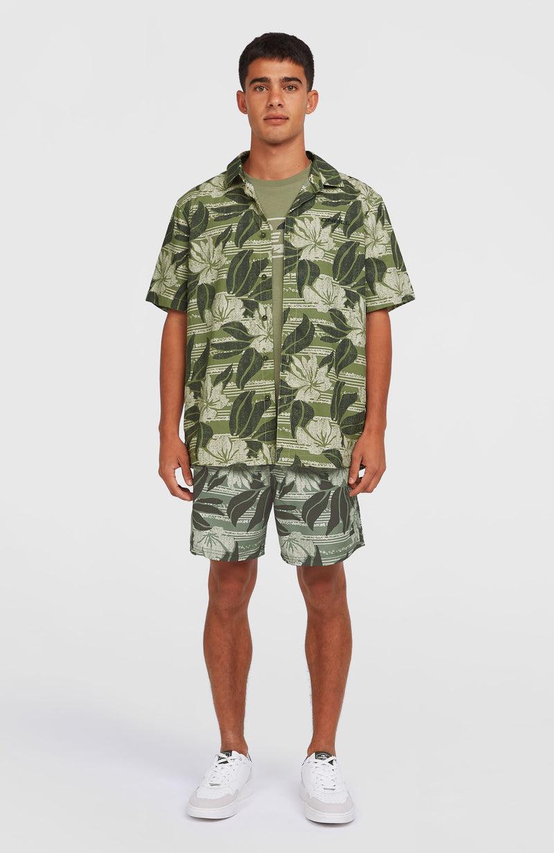 Oneill Men Print Shirt | Green