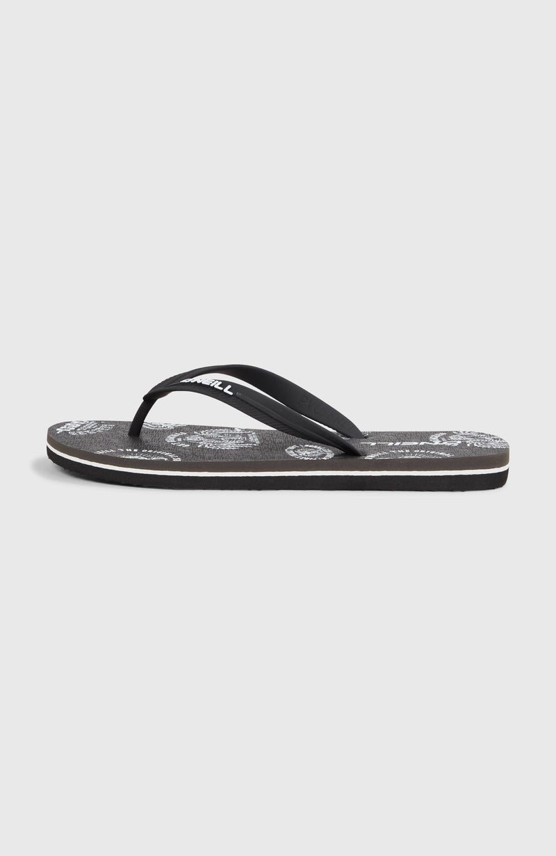 Oneill Men Profile Graphic Sandals | Black