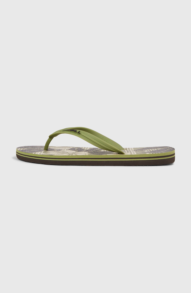 Oneill Men Profile Graphic Sandals | Green