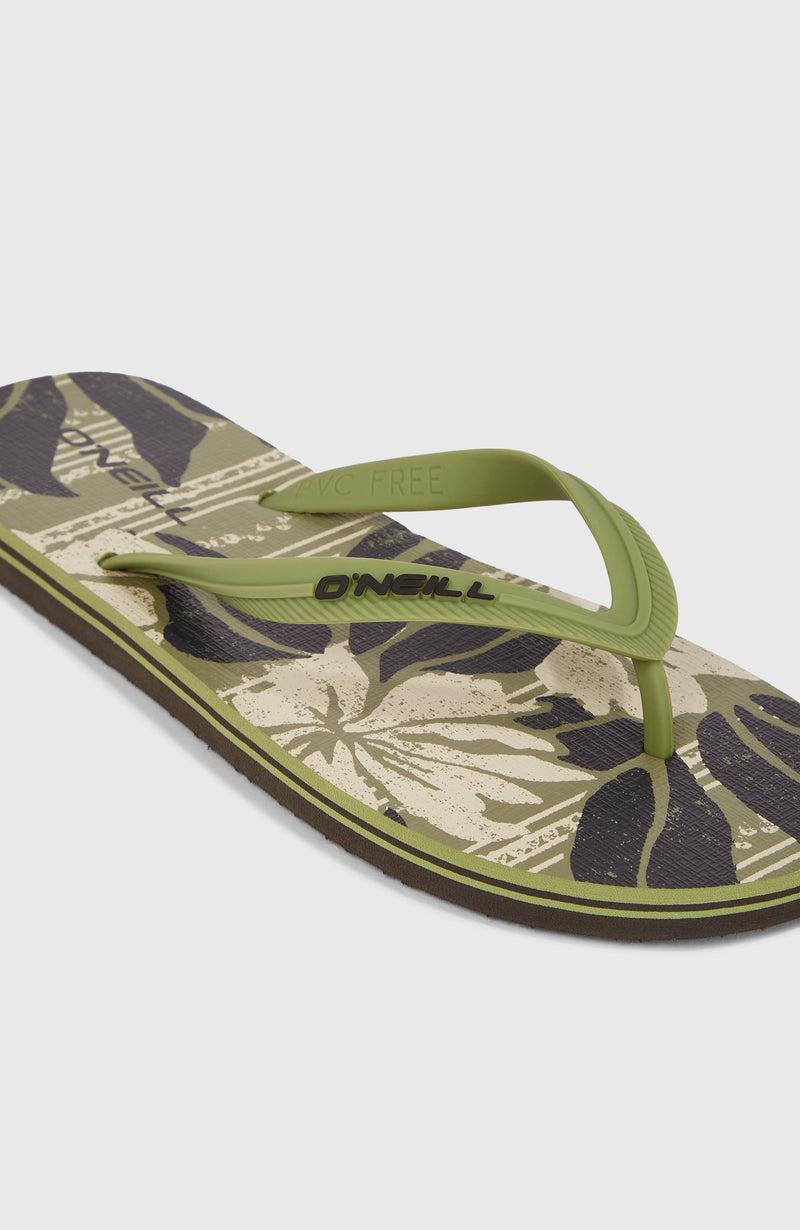 Oneill Men Profile Graphic Sandals | Green