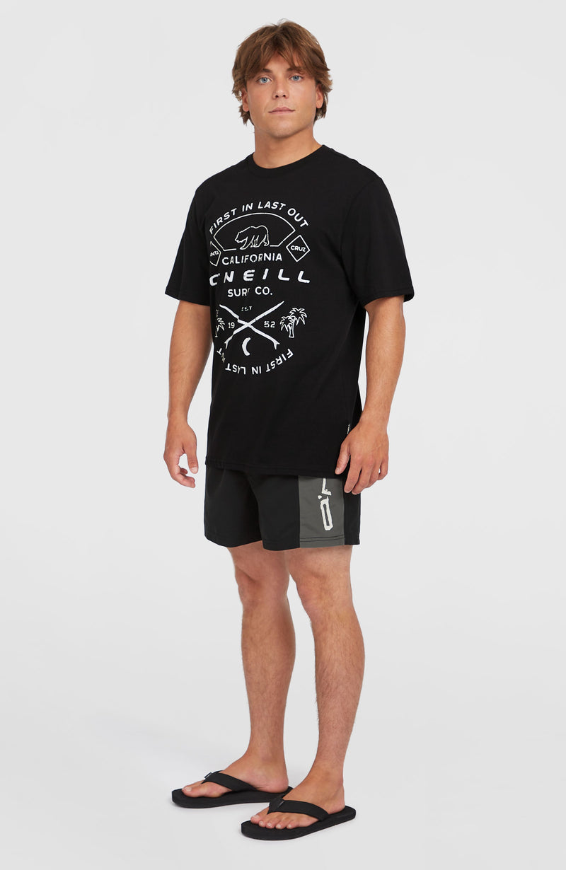 Oneill Men Retro 14'' Swim Shorts | Black Mix