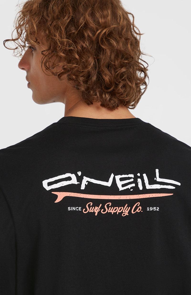 Oneill Men Retro Back Print T-Shirt | Black
