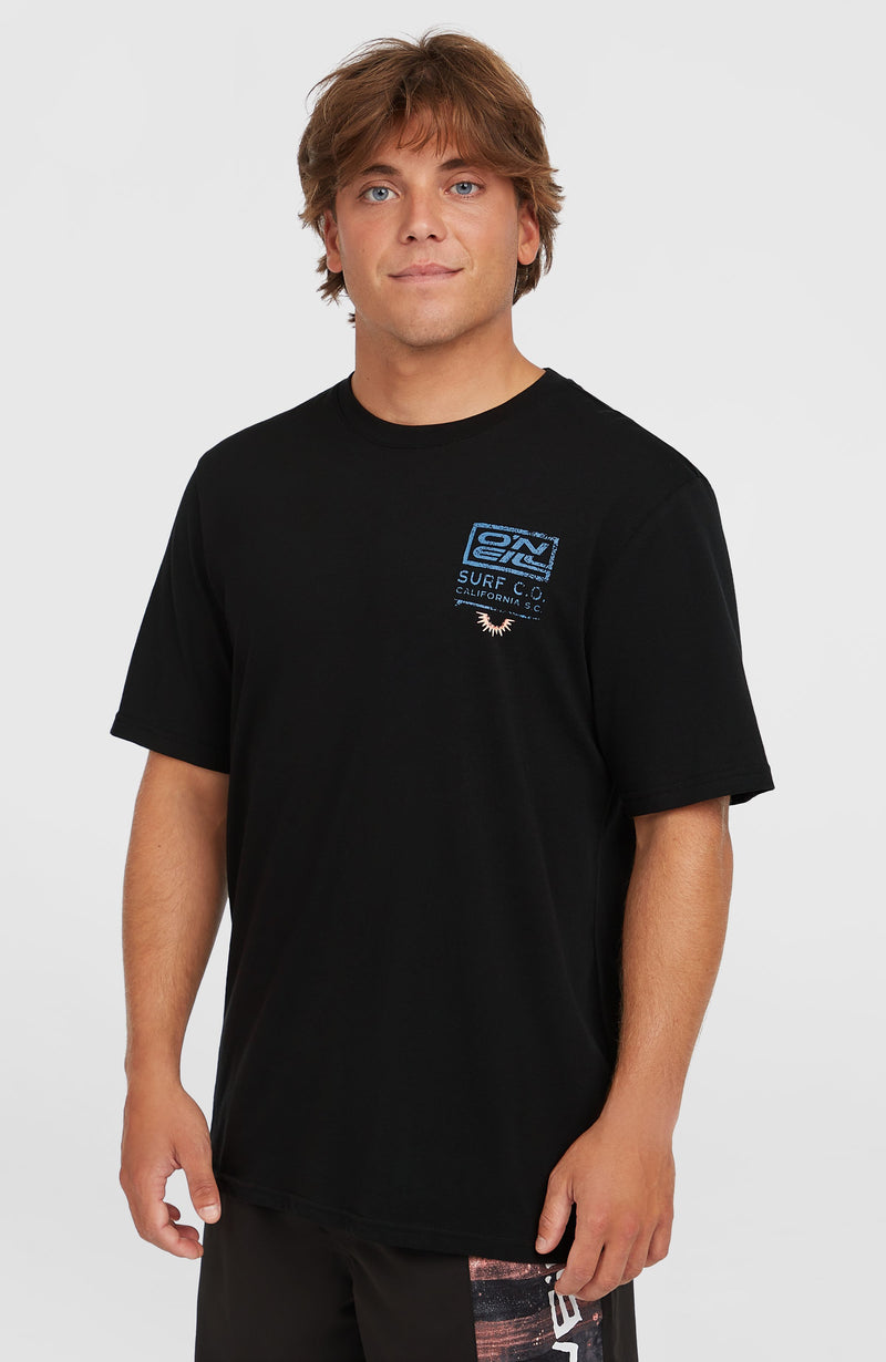 oneill Men Retro Graphic T-Shirt | Black
