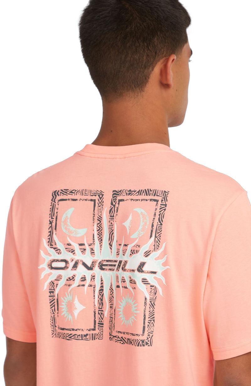 Oneill Men Retro Graphic T-Shirt | Pink