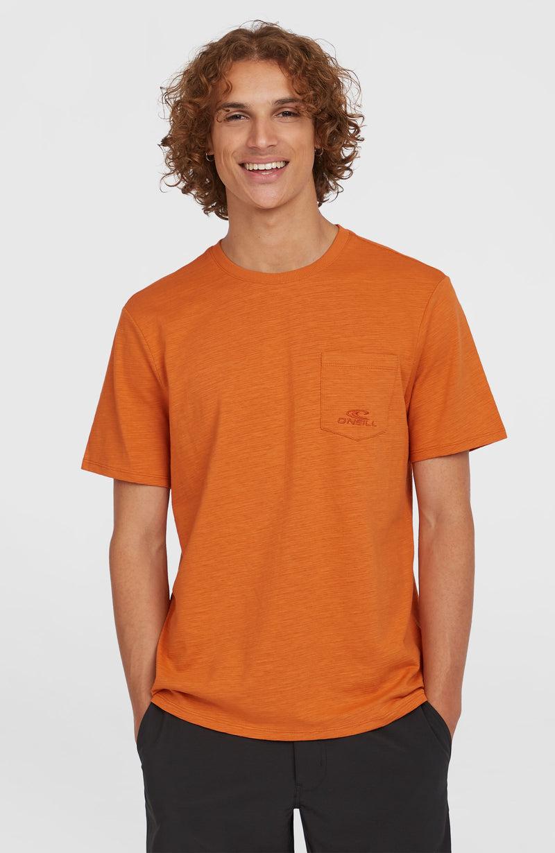 oneill Men Slub Chest Pocket T-Shirt | Orange