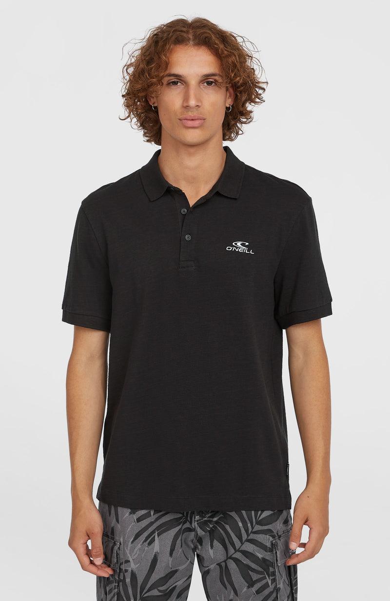 oneill Men Slub Small Logo Polo | Black