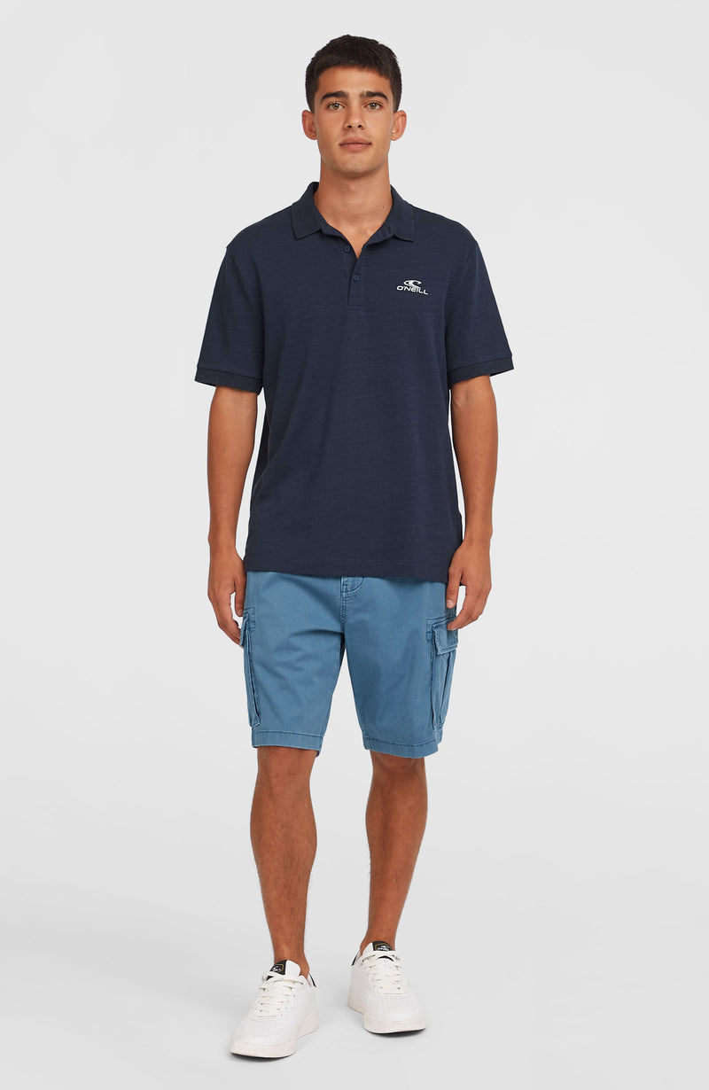 Oneill Men Slub Small Logo Polo | Blue