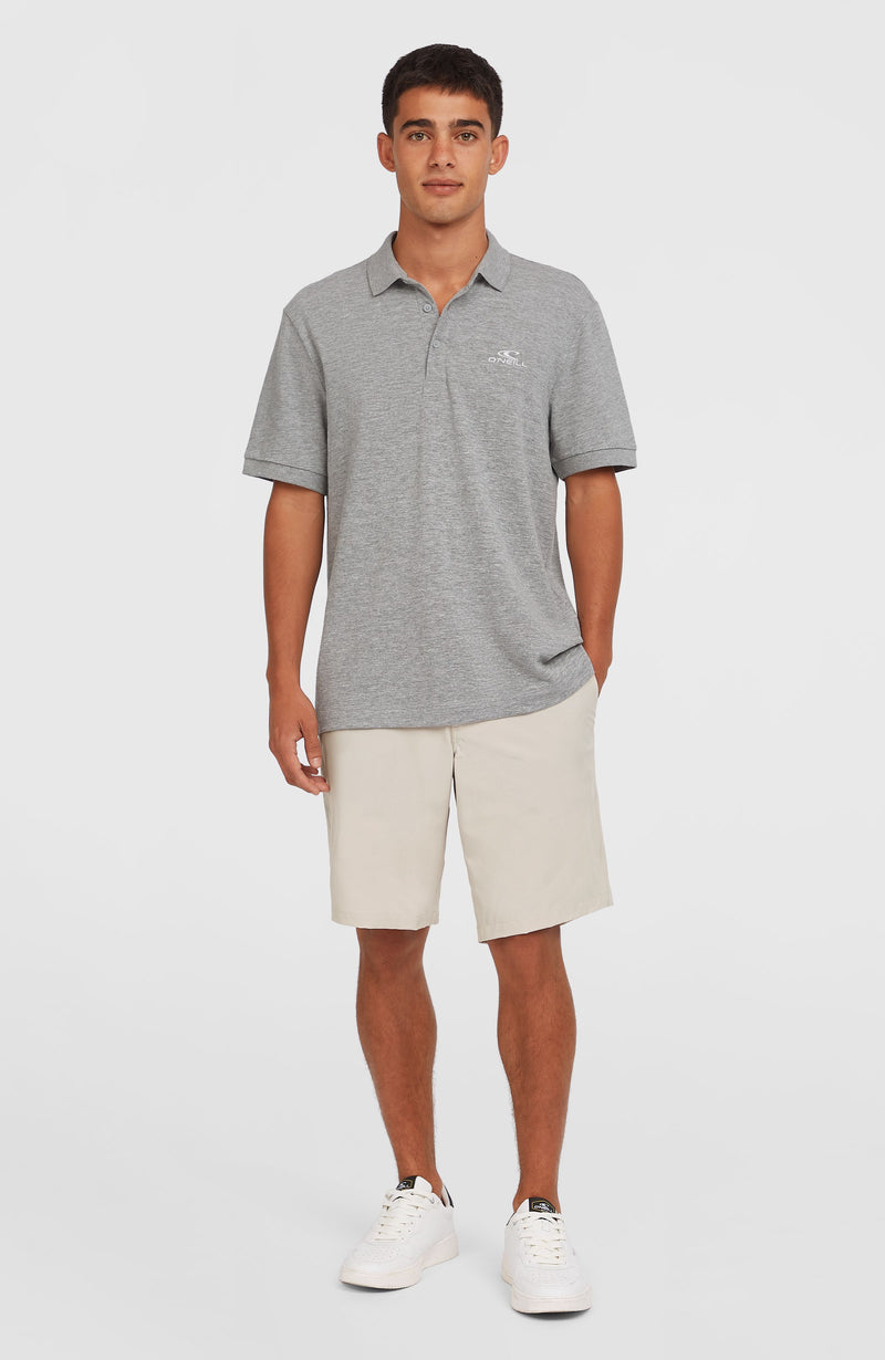 Oneill Men Slub Small Logo Polo | Grey