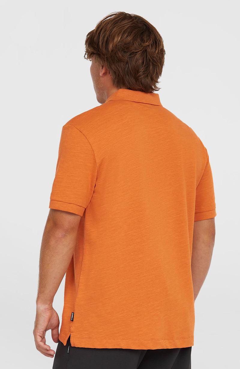 Oneill Men Slub Small Logo Polo | Orange