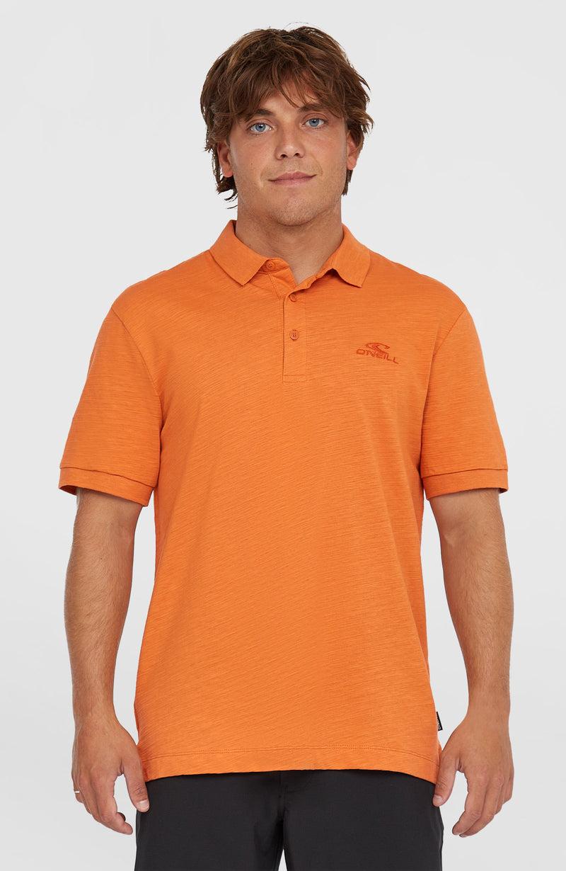 oneill Men Slub Small Logo Polo | Orange