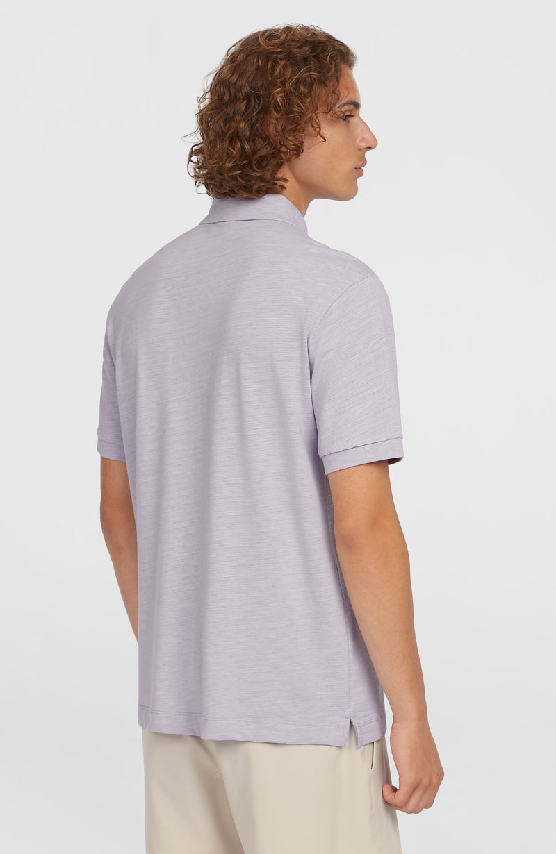 Oneill Men Slub Small Logo Polo | Purple