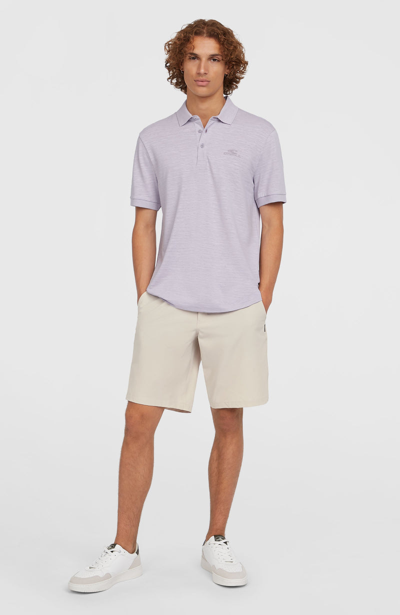 Oneill Men Slub Small Logo Polo | Purple