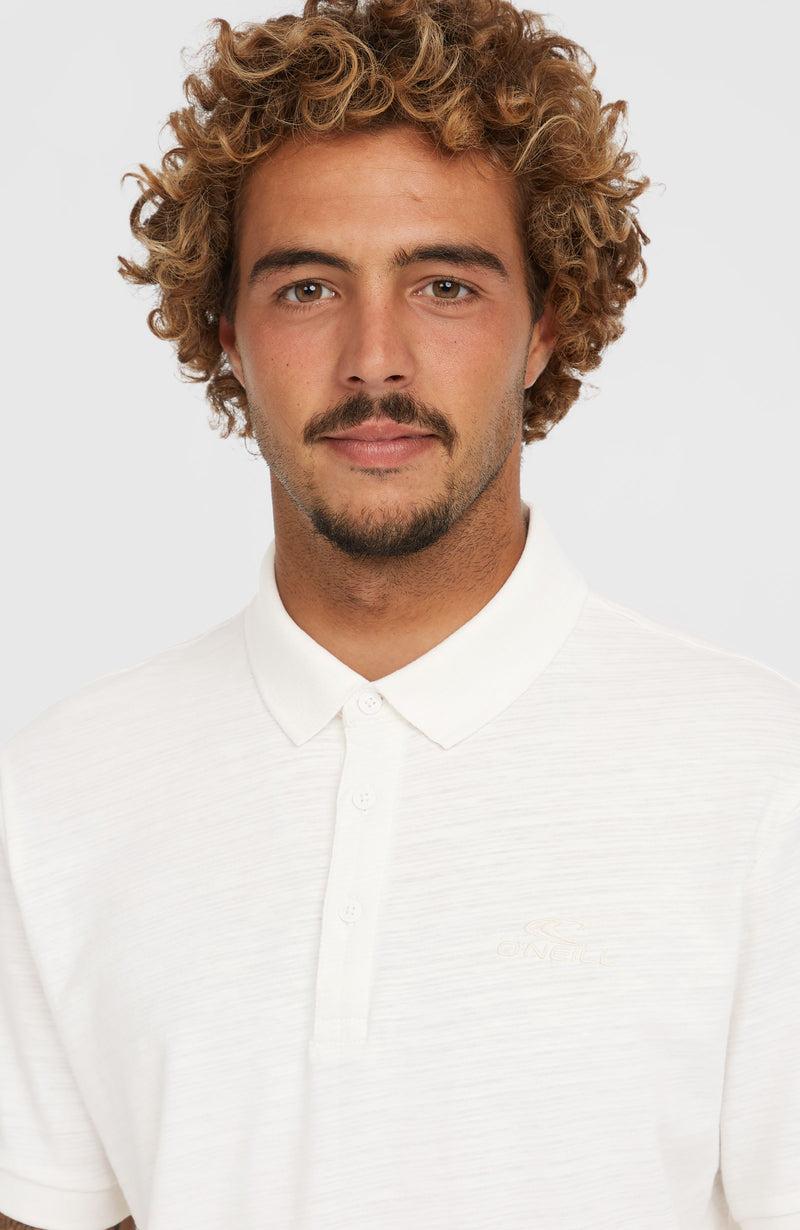 Oneill Men Slub Small Logo Polo | White