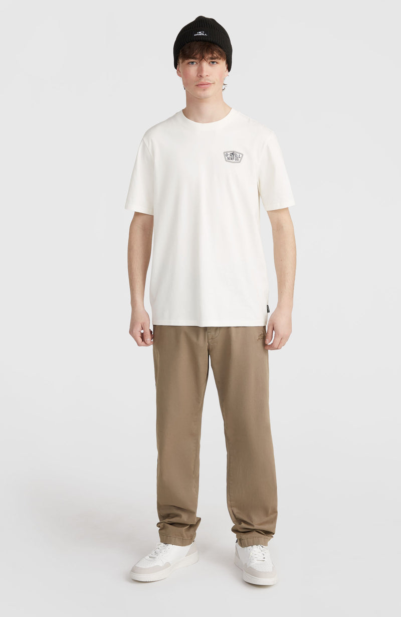 Oneill Men Small Chest Print T-Shirt | White