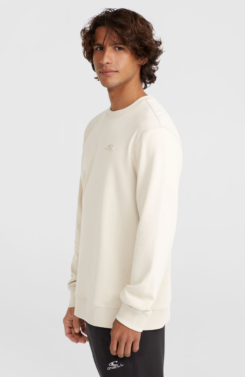 Oneill Men Small Logo Crew Sweatshirt | Beige