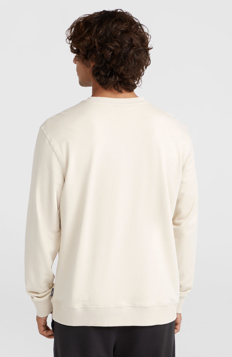 Oneill Men Small Logo Crew Sweatshirt | Beige