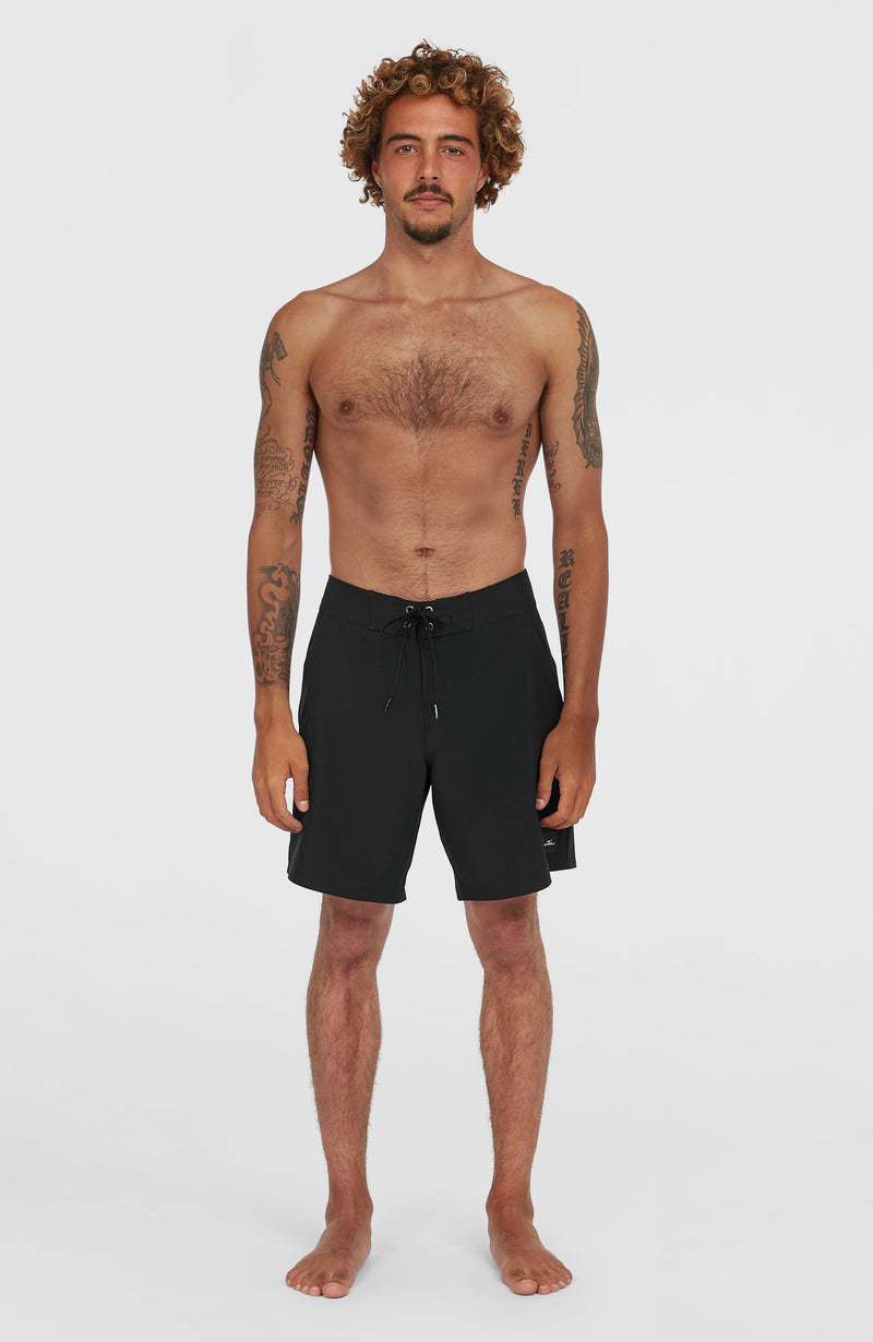 Oneill Men Solid 17'' Boardshorts | Black