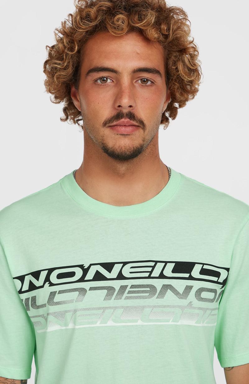 Oneill Men Stripe T-Shirt | Green