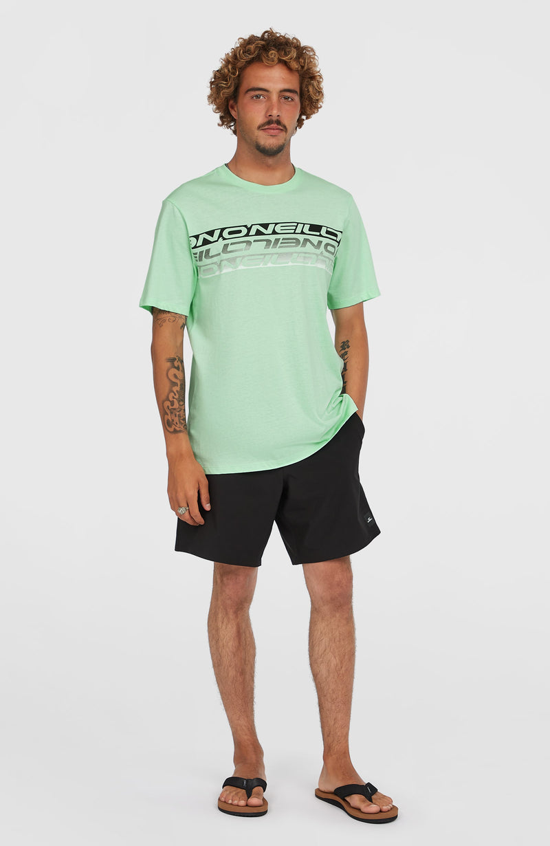 Oneill Men Stripe T-Shirt | Green