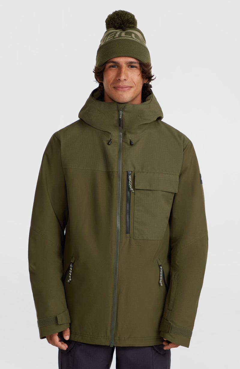 oneill Men Utility Hybrid Snow Jacket | Green