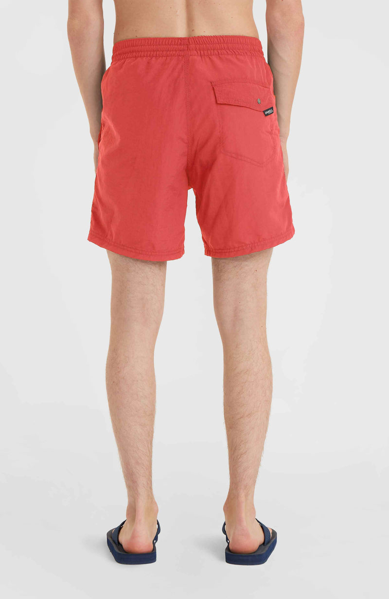 Oneill Men Vert 16'' Swim Shorts | Red