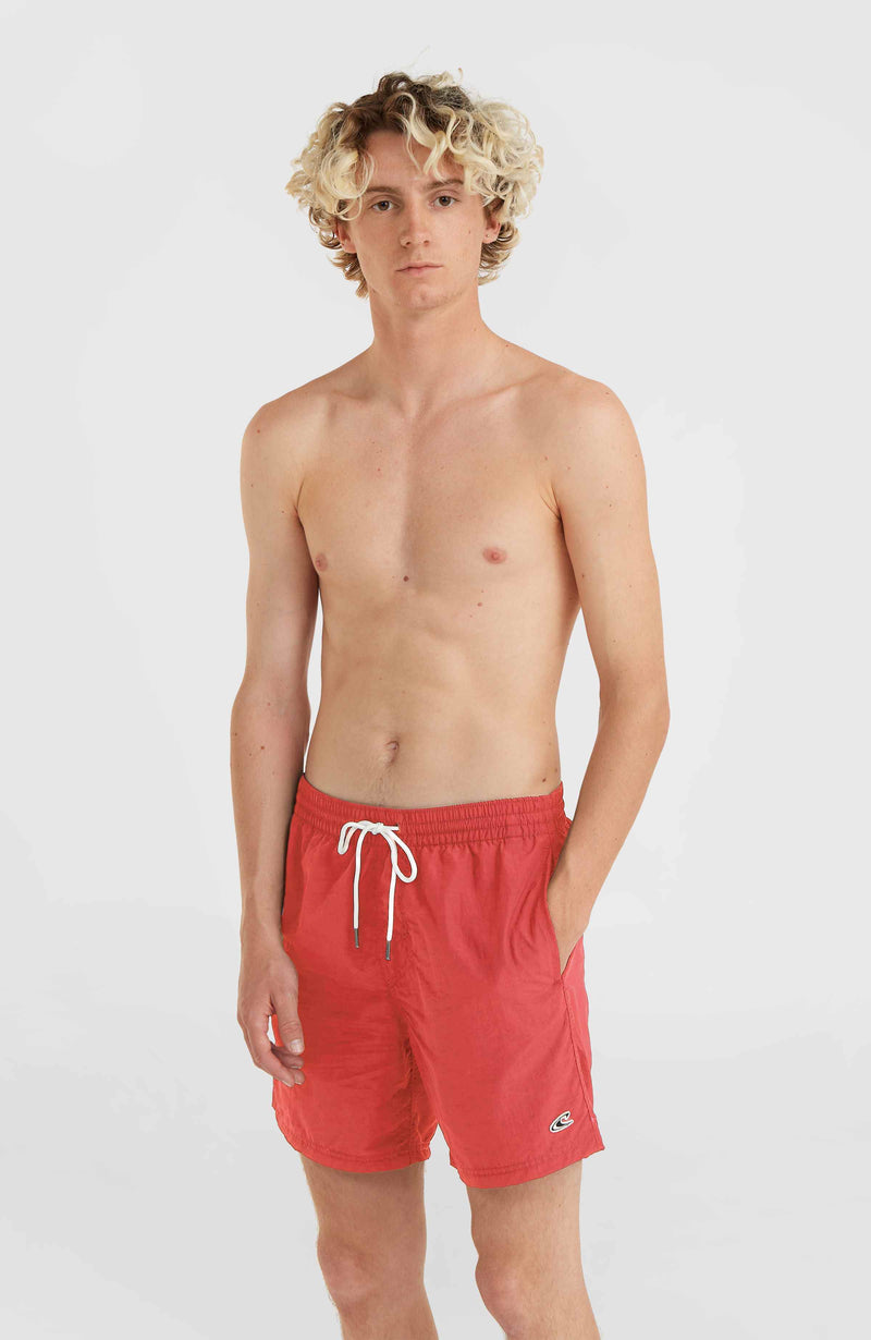 oneill Men Vert 16'' Swim Shorts | Red